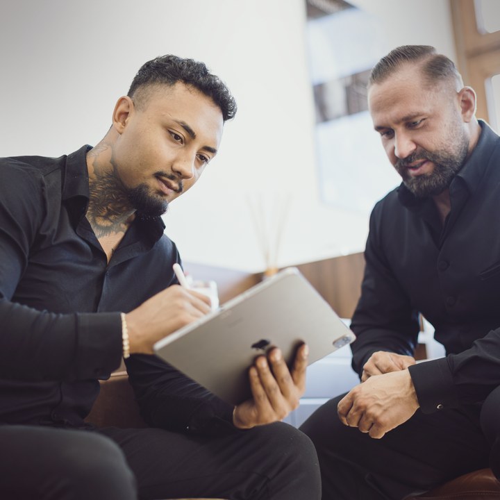Einarbeitung im Gespräch mit dem SALESCO Team
